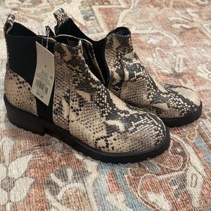 Target Snake Zip Boots
